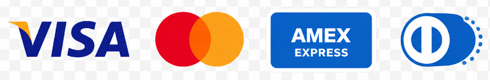 Accepted Payments: Visa, MasterCard, Amex, Diners Club