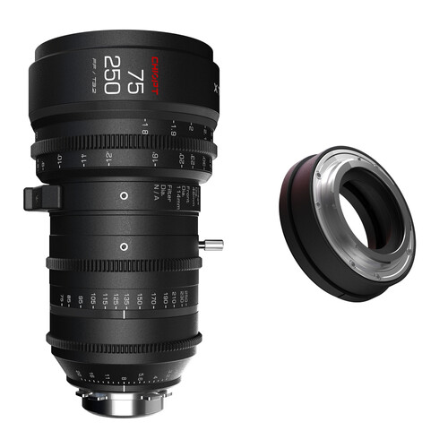 CHIOPT XTREME 75-250mm T3.2 Compact Zoom Lens Kit with PL & EF Mounts